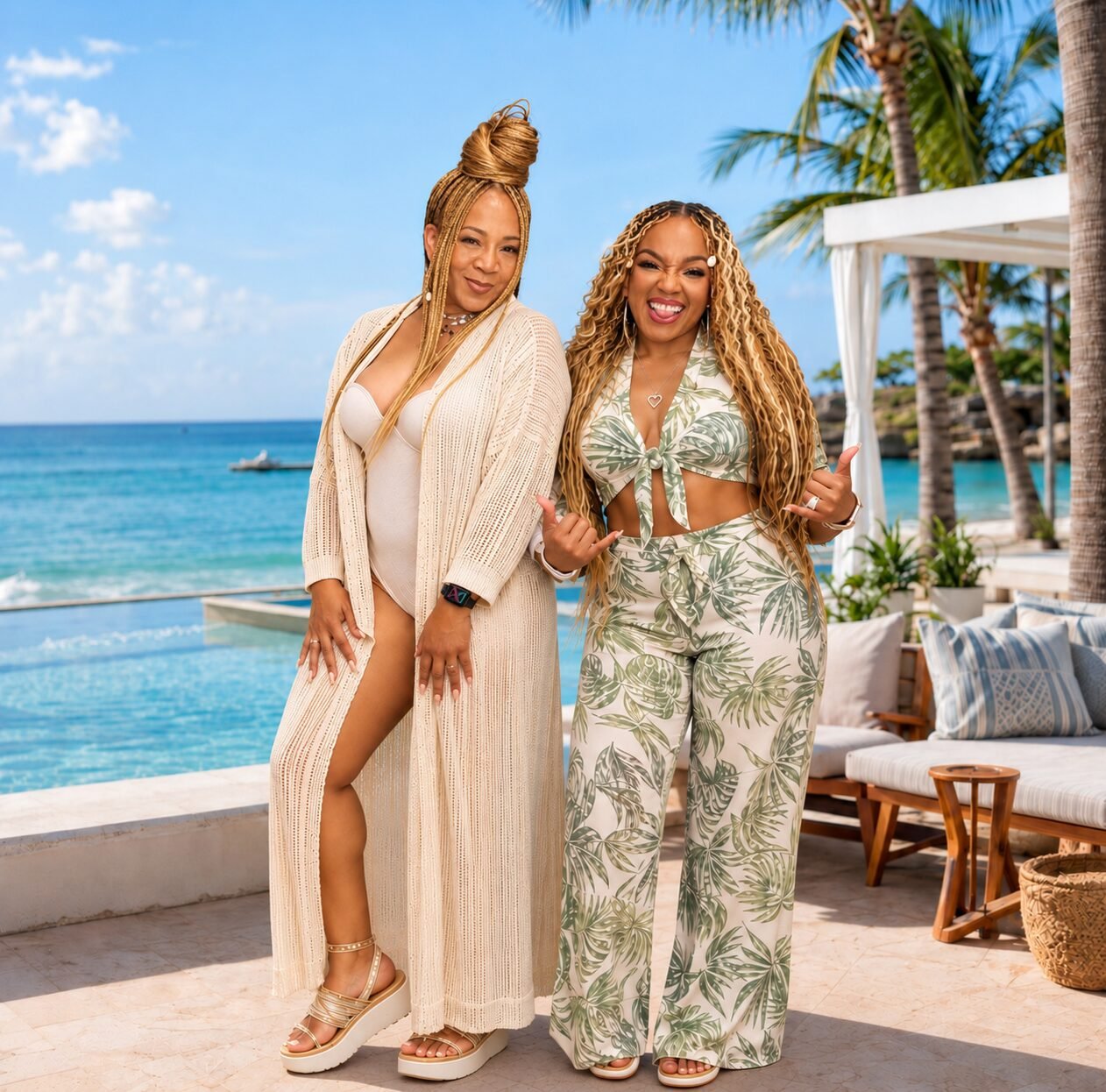 Candace Houston and Amberly Harris